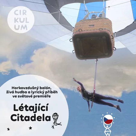 Poprvé v České republice budou akrobaté létat na horkovzdušném balónu