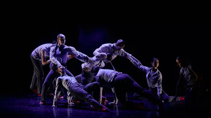 Komponovaný večer mladých umělců Fresh dance. Foto: Kamil Hauptmann.