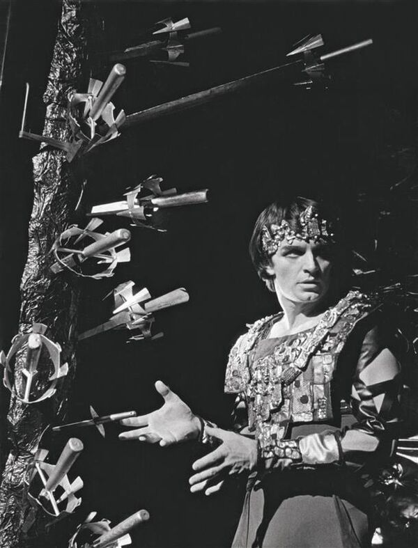 Vlastimil Harapes  jako Macbeth. Foto: Oldřich Pernica.